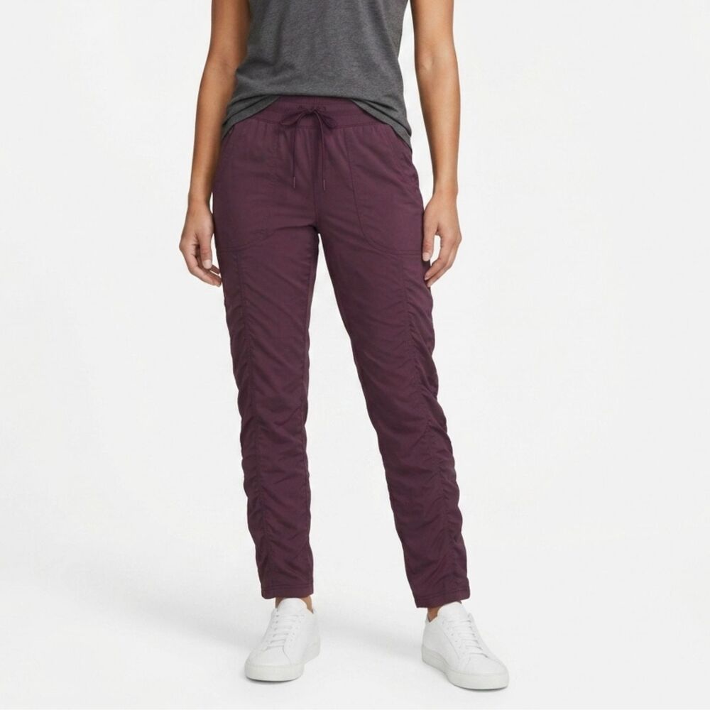 🧗 The North Face Never Stop Wearing Ruched Hiking Pants Purple Large 32 Inseam